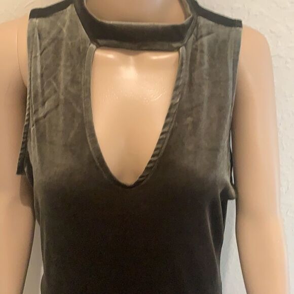 Velvet Green Jumpsuit  - Picture 4 of 11